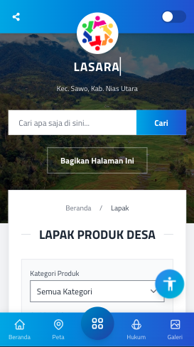 Screenshot fitur 17 Tema Seruit OpenSID