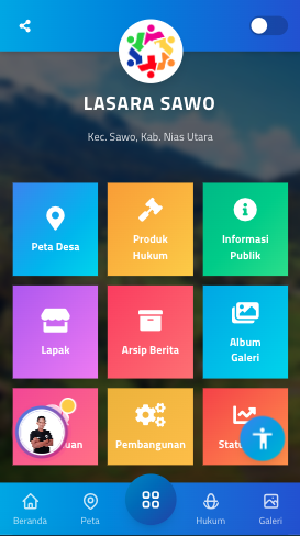 Screenshot fitur 1 Tema Seruit OpenSID