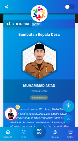 Screenshot fitur 2 Tema Seruit OpenSID
